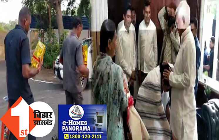 तेजस्वी की पत्नी और बेटी तक के लिए गहने-कपड़े लेकर पटना पहुंची ममता बनर्जी: लालू के पैर छूकर लिया आशीर्वाद