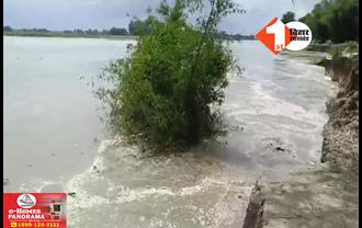 बिहार में नदियों का जलस्तर बढ़ा, महानंदा नदी में भारी कटाव से दहशत में ग्रामीण