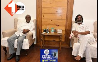 झारखंड के मुख्यमंत्री चंपाई सोरेन से मिले हेमंत, CM बोले..न्याय पर पूरा भरोसा था 