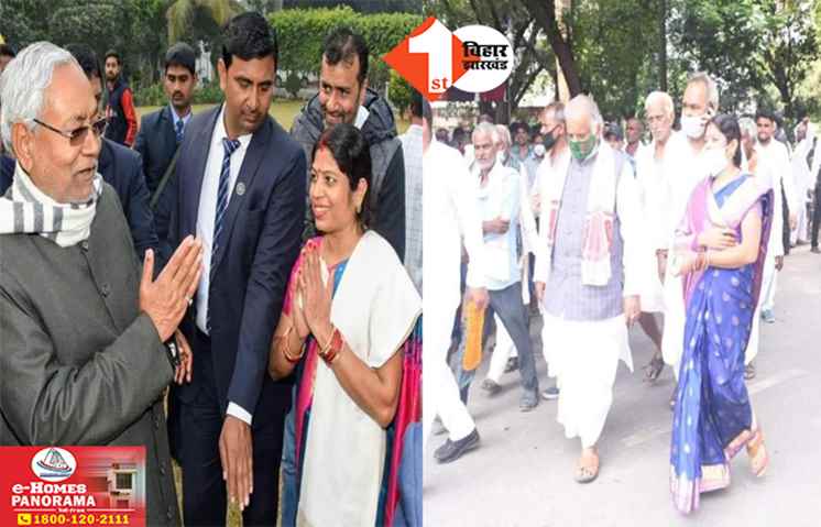 NEET पेपर लीक मामला: RJD ने जारी की नई तस्वीर, सीएम नीतीश के साथ दिखी किंगपिन संजीव मुखिया की पत्नी, पूछा- सरगना का संबंध NDA नेताओं से ही क्यों?