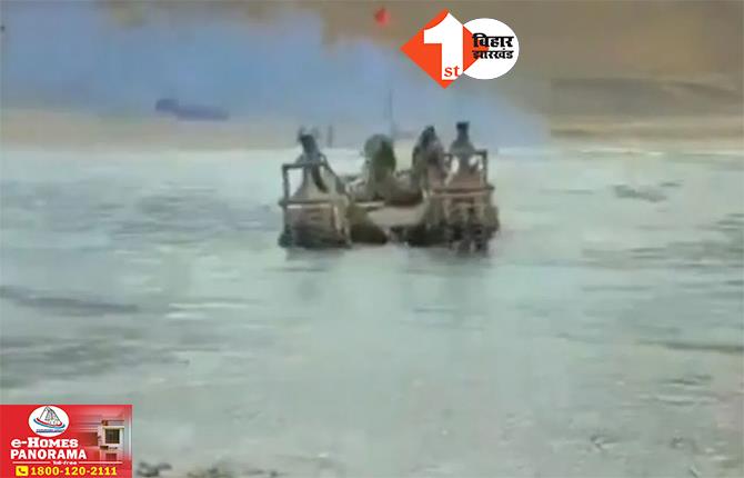 सैन्य अभ्यास के दौरान बड़ा हादसा : नदी पार करने के दौरान पांच जवान शहीद