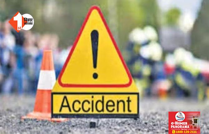गंगा पुल पर ऑटो ने खड़ी ट्रक में मारी टक्कर : दो महिला यात्रियों की मौत : 7 लोग जख्मी