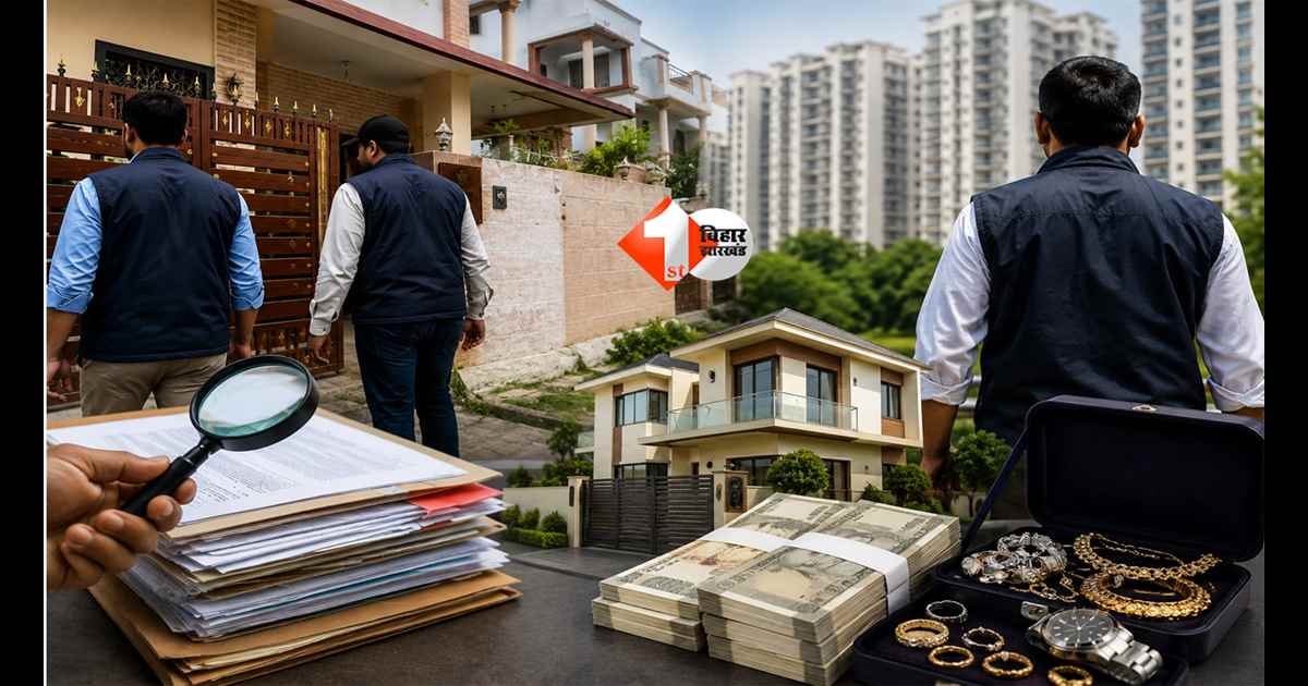 EOU Raid : भ्रष्ट अधीक्षण अभियंता के ठिकानों पर EOU की छापेमारी, आय से 3 करोड़ अधिक अर्जित करने के आरोप में पटना से दिल्ली तक छापेमारी....
