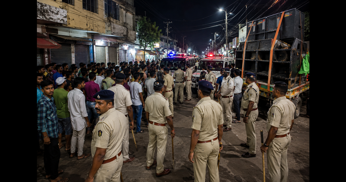 Bihar News : मुहर्रम से पहले डीजे जब्ती पर बवाल, महनार में भीड़ ने पुलिस को पीटा; थानेदार समेत 4 जवान घायल