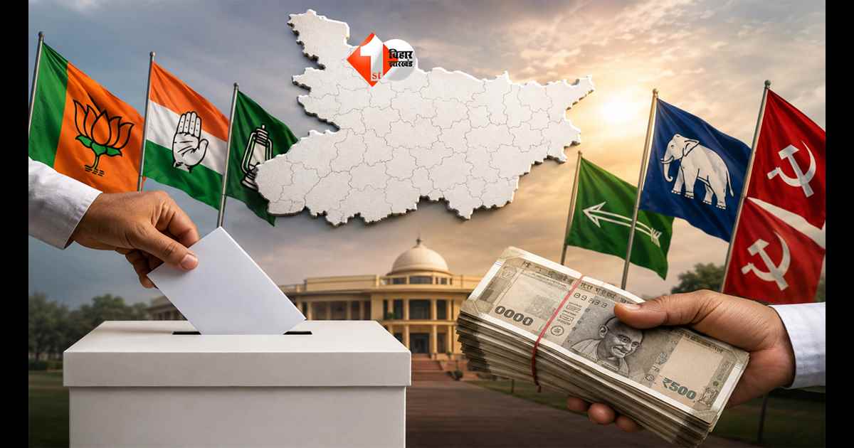 BIHAR NEWS : बिहार चुनाव 2025 में राजनीतिक दलों ने जुटाए 281 करोड़, खर्च किए 193 करोड़; ADR रिपोर्ट में फंड और खर्च के बीच 88 करोड़ का अंतर