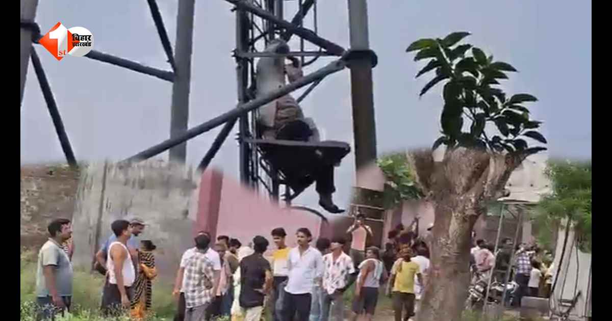 मासूम बेटी को गोद में लेकर मोबाइल टावर पर चढ़ी महिला, कई घंटों तक चला हाई वोल्टेज ड्रामा