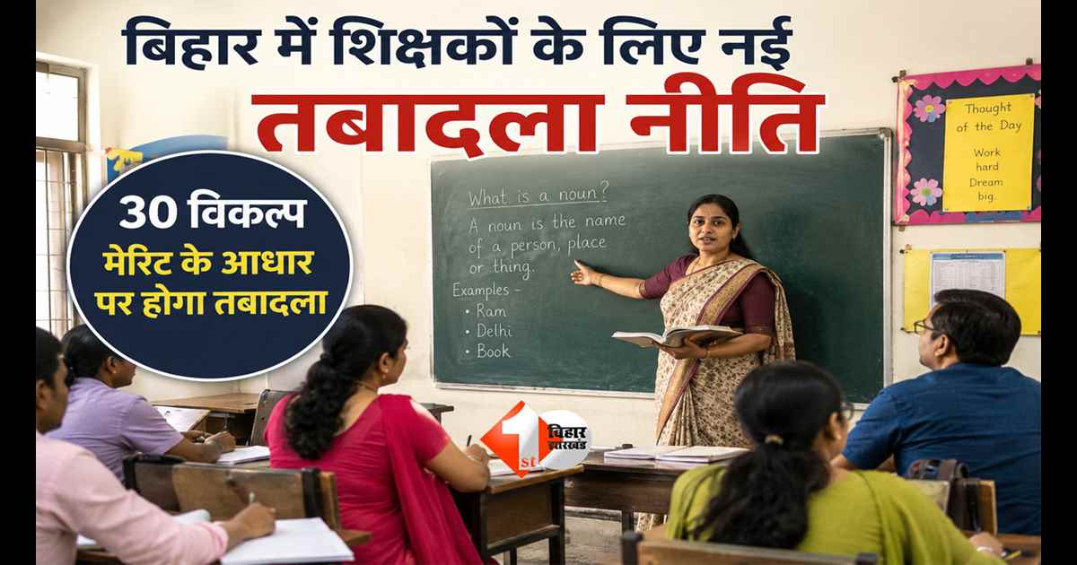 Bihar Teacher Transfer Policy 