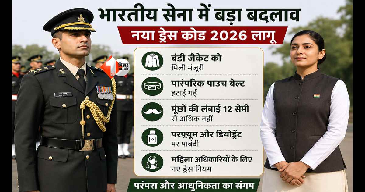 Indian Army : सेना ने बदले 100 साल पुराने नियम, बंडी जैकेट की एंट्री, कई परंपराएं खत्म; अब नहीं दिखेंगी ब्रिटिश दौर की ये परंपराएं