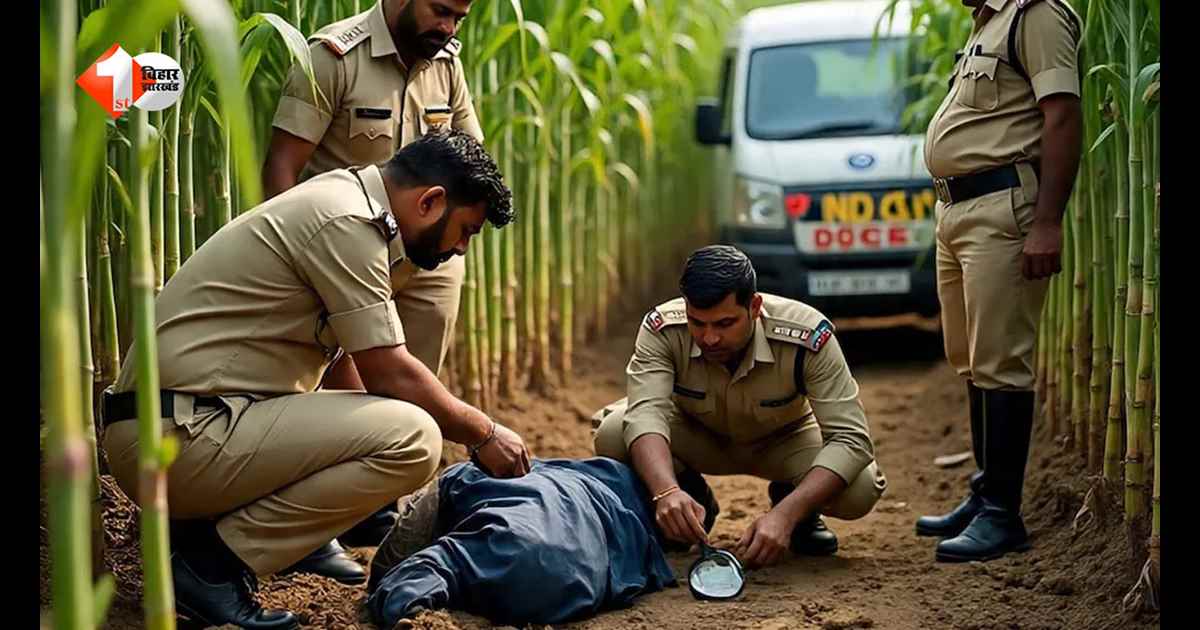 गन्ने के खेत के पास मिला अज्ञात युवती का शव, दुष्कर्म के बाद हत्या की आशंका; जांच में जुटी पुलिस