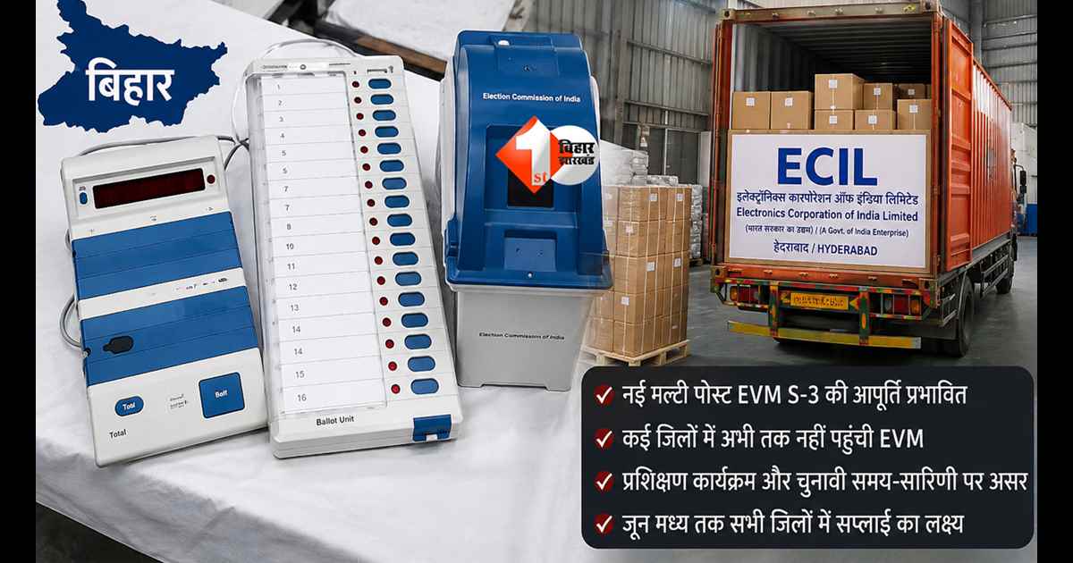 Bihar Election : ईरान-अमेरिका युद्ध का असर बिहार चुनाव पर! EVM सप्लाई में बड़ी देरी, पंचायत चुनाव पर संकट के बादल