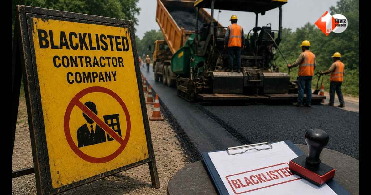 Bihar News, Bihar Rural Works Department, Contractor Blacklisted Bihar, Bihar Road Construction News, Bihar Tender News, Rural Works Department Action, Bihar Contractors News, Blacklisted Contractors 