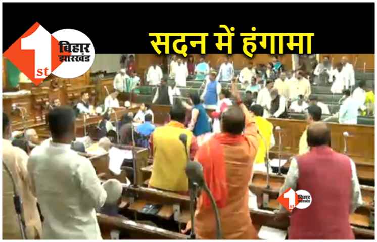 स्पीकर की फजीहत पर अब तक कार्रवाई नहीं, विधानसभा में बीजेपी-आरजेडी ने फिर किया हंगामा 