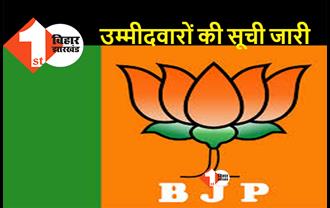 बिहार : MLC चुनाव के लिए बीजेपी ने जारी की प्रत्याशियों की सूची, जानिए किसे कहां से मिला टिकट