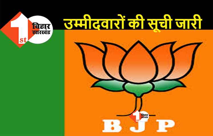 बिहार : MLC चुनाव के लिए बीजेपी ने जारी की प्रत्याशियों की सूची, जानिए किसे कहां से मिला टिकट