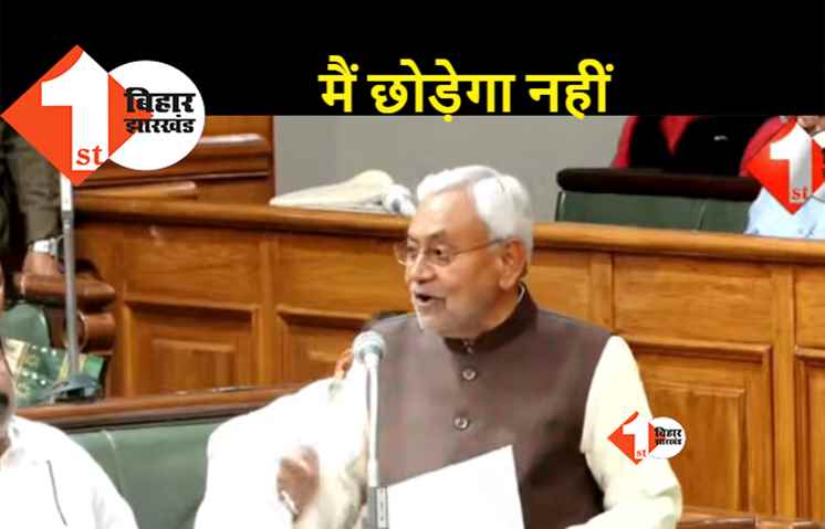 विधानसभा में नीतीश बोले-मैं छोड़ेगा नहीं: शराबियों को पकड़ने के लिए अब प्लेन भी उड़वायेंगे, ड्रोन-हेलीकॉप्टर सब से पकड़वायेंगे