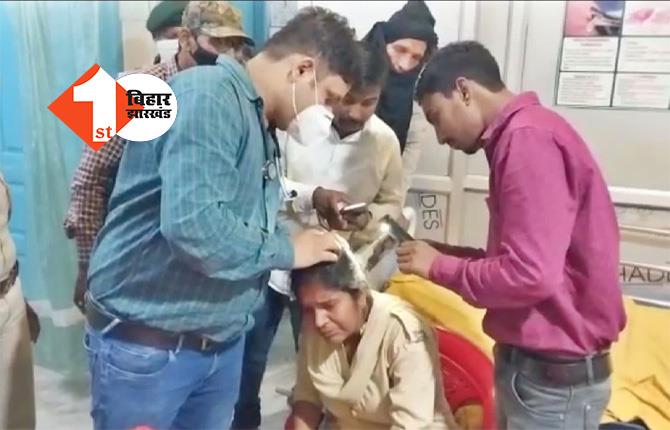 शराब कारोबारी को अरेस्ट करने पहंची पुलिस टीम पर हमला, एक महिला सिपाही जख्मी, 2 वाहन भी तोड़े