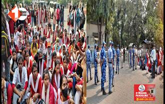 CM हाउस के बाहर छात्राओं का प्रदर्शन, नीतीश कुमार के खिलाफ जमकर लगाए नारे