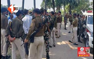 बिहार : मूर्ति जब्त करने पहुंची पुलिस पर हमला, NH जाम कर लोगों ने किया हंगामा