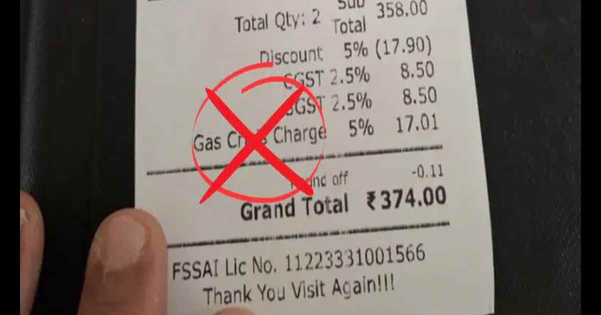 रेस्टोरेंट के बिल में छुपा ‘गैस चार्ज’? अब नहीं चलेगी मनमानी, ऐसे करें तुरंत शिकायत