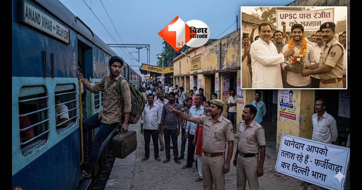 UPSC Fake Claim : बिहार में एक और कारनामा: युवक ने UPSC पास होने का फर्जी दावा किया, विधायक- थानेदार से हुआ सम्मानित, भेद खुला तो दिल्ली भागा 
