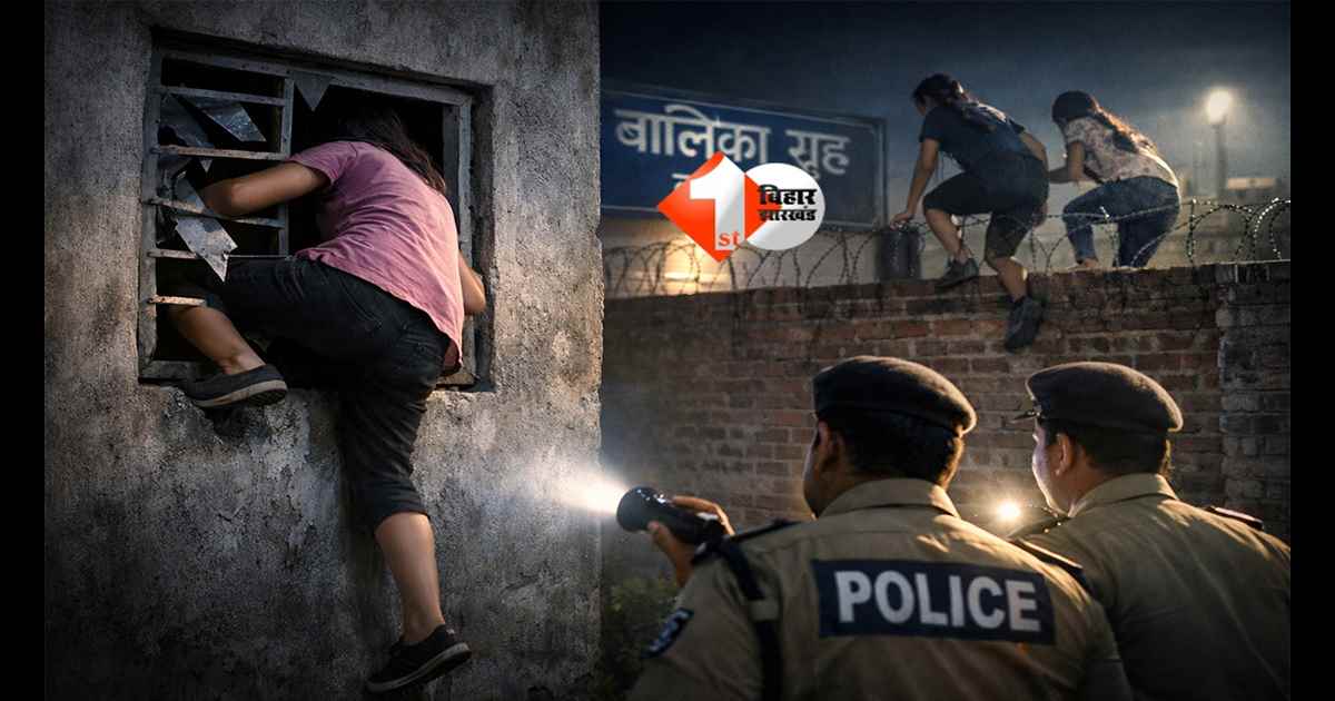 Bihar news : बड़ी लापरवाही! शौचालय का वेंटिलेटर तोड़कर दो लड़कियां फरार, प्रशासन में हड़कंप