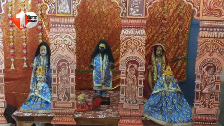 बिहार के इस मंदिर में सवा किलो चांदी की आभूषण चोरी: देवी-देवताओं के मुकुट, झांप और तीर-धनुष गायब
