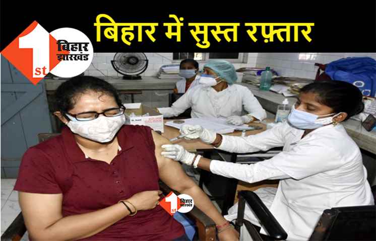 टीकाकरण का पहला डोज देने में बिहार 20वें नंबर पर पिछड़ा, झारखंड भी आगे लेकिन यूपी हमसे पीछे