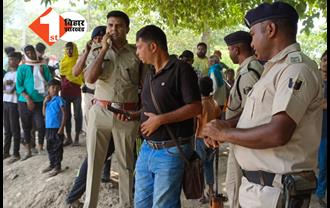 भोजपुर में पुलिस और अपराधियों के बीच मुठभेड़, अंधाधुंध फायरिंग में एक जवान को लगी गोली