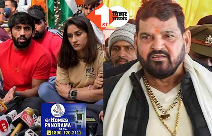 WFI के अध्यक्ष पद से हटाए गये बृजभूषण शरण सिंह, कुश्ती संघ के सभी पदाधिकारियों पर भी प्रतिबंध