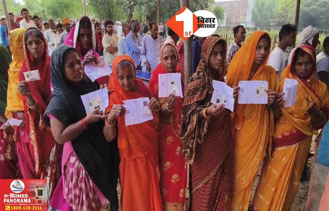 लोकसभा चुनाव 2024 : बिहार की 5 सीटों पर मतदान जारी : 11 बजे तक इतने प्रतिशत वोटिंग