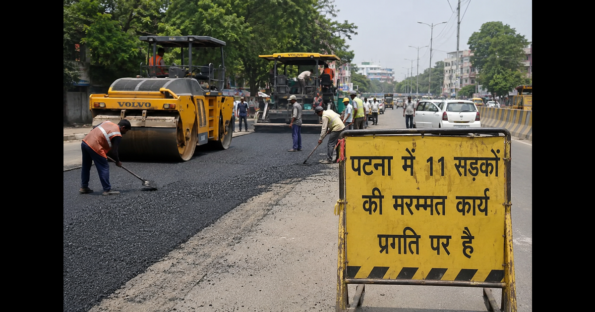 Patna Road Repair : पटना की इन 11 सड़कों की बदलेगी सूरत, 1.61 करोड़ से होगी मरम्मत, लोगों को मिलेगी बड़ी राहत