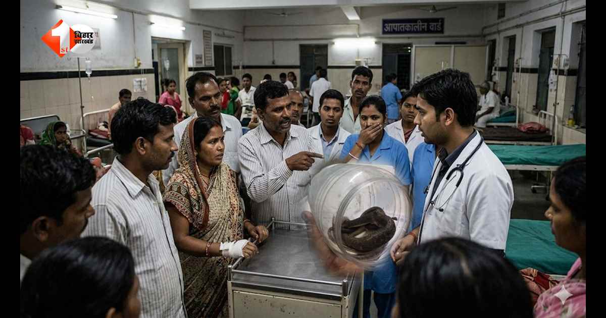 जमुई में महिला को विषैले सांप ने डसा, इलाज के लिए सांप को डिब्बे में बंद कर पहुंची अस्पताल; डॉक्टर रह गए हैरान