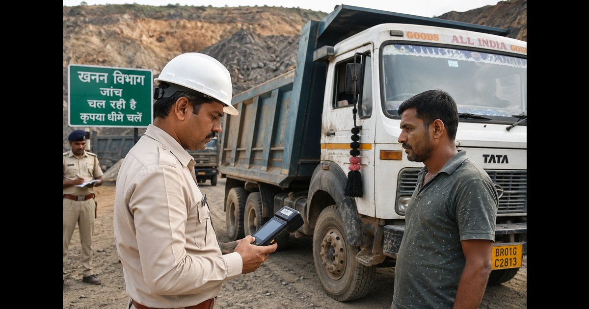 Bihar illegal mining : अब बचना मुश्किल! बिहार में अवैध खनन करने वालों पर डिजिटल शिकंजा, मौके पर कटेगा चालान और तुरंत लगेगा जुर्माना