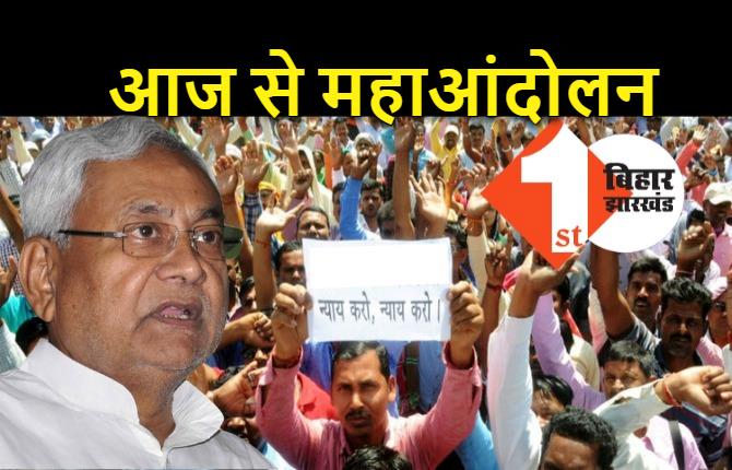बिहार शिक्षक नियोजन : आज से शिक्षक अभ्यर्थियों का महाआंदोलन, पटना के गर्दनीबाग में देंगे धरना