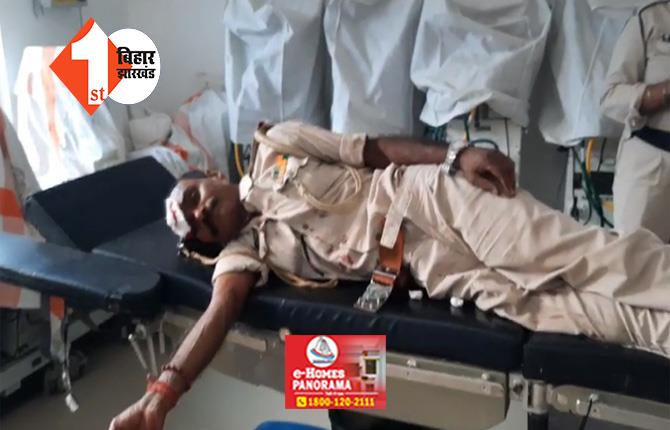 दिवाली के दिन सुबह - सुबह 112 की पुलिस टीम पर जानलेवा हमला, ASI बुरी तरह घायल 