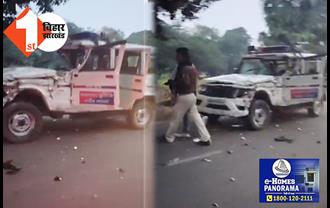 नालंदा में भीषण सड़क हादसा: बाइक और पुलिस वैन की टक्कर में  3 की दर्दनाक मौत, आक्रोशित लोगों ने पुलिस की गाड़ी पर किया हमला