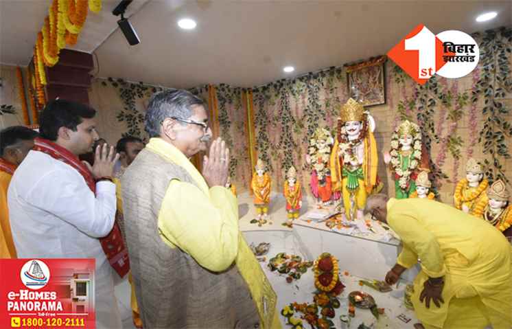 आरके सिन्हा और ऋतुराज सिन्हा ने पंडालों में जाकर की भगवान चित्रगुप्त की पूजा, प्रदेशवासियों को दी शुभकामनाएं