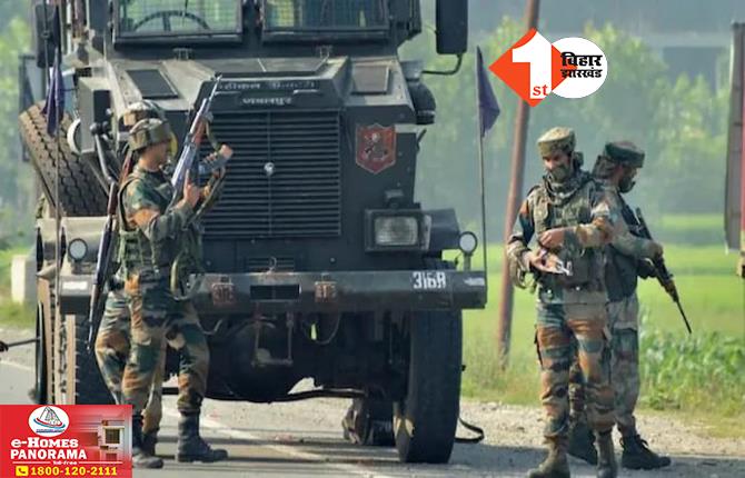 Jammu Kashmir Encounter: सुरक्षाबलों ने तीन से चार आतंकवादियों को घेरा, मुठभेड़ में सेना के JCO शहीद, तीन जवान घायल