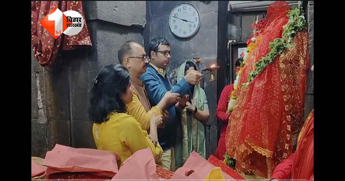 Bihar Police : डीजीपी विनय कुमार का बड़ा बयान,कहा - क्रिमनल और क्राइम से नहीं होगा कोई समझौता; फैमिली संग पहुंचे माता मुंडेश्वरी मंदिर 