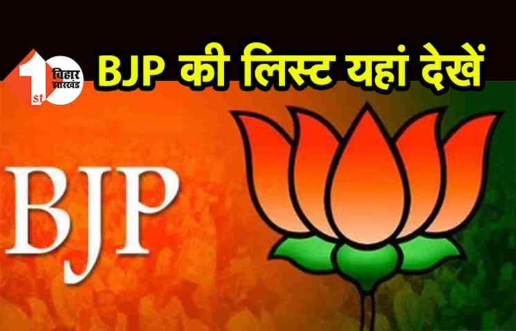 बीजेपी ने अपने कोटे के 121 सीटों का किया एलान, यहां देखिये पूरी लिस्ट