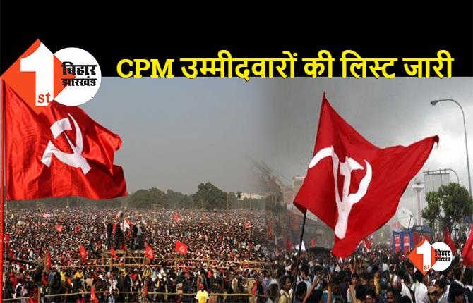 CPM ने उम्मीदवारों का किया एलान, कांग्रेस विधायक का कटा टिकट, यहां देखिये लिस्ट