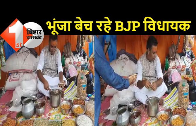 बिहार: दुर्गा पूजा के मेले में भूंजा और घुघनी बेचते दिखे BJP के 'इंजीनियर' विधायक, इसी MLA को लालू ने दिया था मोटा ऑफर