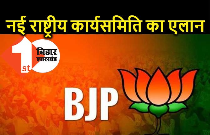 BJP की नई राष्ट्रीय कार्यसमिति का एलान, बिहार के इन नेताओं को मिली जगह