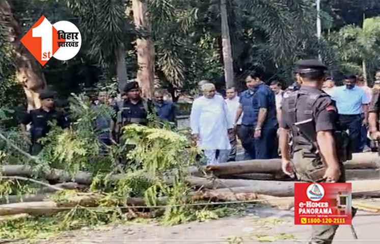 सीएम आवास से निकल पैदल ही सचिवालय पहुंचे मुख्यमंत्री नीतीश कुमार, जानिए क्या है इसके पीछे की वजह 