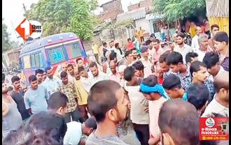 BIHAR NEWS : दुर्घटना के शिकार पिकअप को खींचकर ला रहा था क्रेन, ड्राइवर और खलासी की दर्दनाक मौत