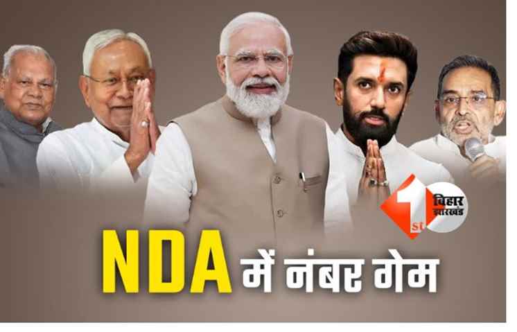 NDA में सीट बंटवारा: चिराग का मामला सुलझा, आज होगी मांझी और उपेंद्र कुशवाहा से फाइनल बातचीत