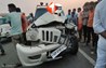 Road accident 2025 : तेज रफ्तार स्कॉर्पियो ने बाइक सवार युवक को टक्कर मारी, दो की मौत