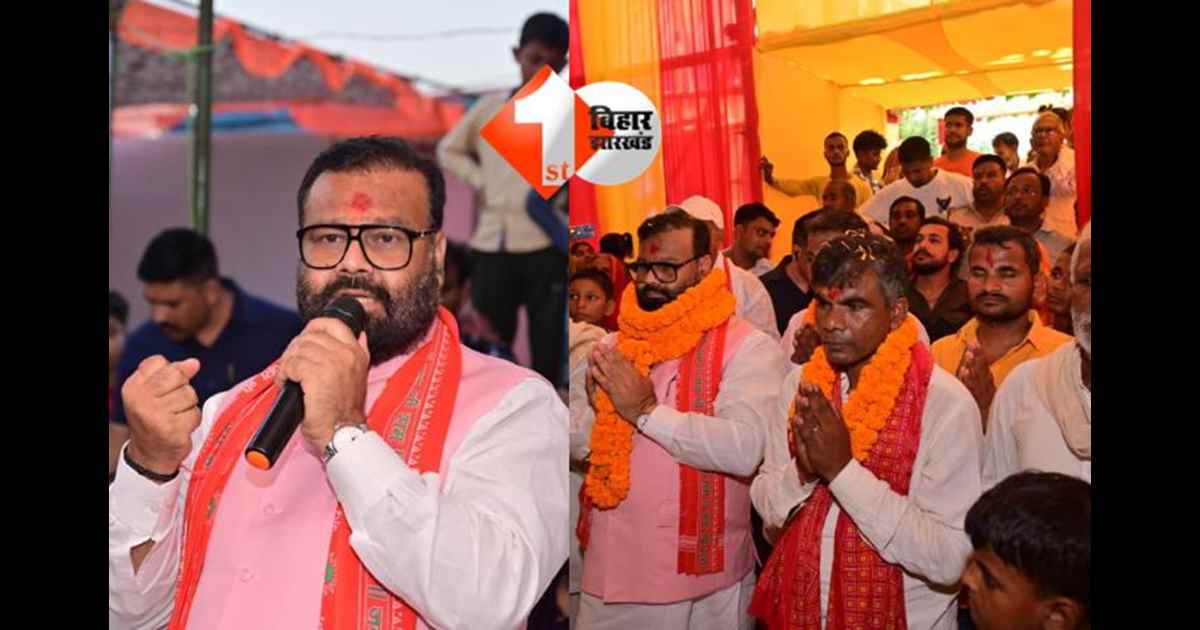 BIHAR NEWS : बड़हरा में समाजसेवी अजय कुमार सिंह ने 23 पूजा पंडालों का भ्रमण कर मां दुर्गा से लिया आशीर्वाद,कहा - मां करेंगी सभी का दुख दूर 