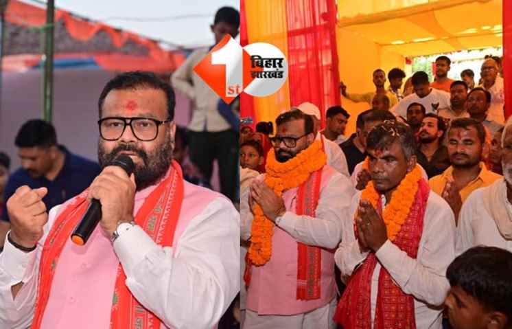 BIHAR NEWS : बड़हरा में समाजसेवी अजय कुमार सिंह ने 23 पूजा पंडालों का भ्रमण कर मां दुर्गा से लिया आशीर्वाद,कहा - मां करेंगी सभी का दुख दूर 