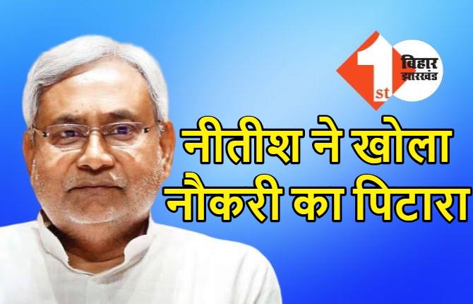 चुनावी साल में नीतीश ने खोला नौकरी का पिटारा, कई विभागों में 3647 पदों पर होगी बहाली